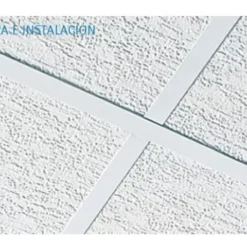 placa andina rustico 60 x 1.20 cm con lana de vidrio - cielorrazo desmontable - - Rodoplac - materiales para la construcción en seco - Monte Hermoso - Coronel Dorrego